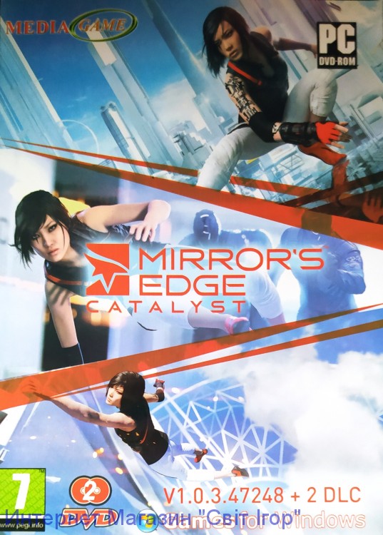 Mirror's Edge: Catalyst v1.0.3.47248 + 2 DLC 1 в 1 (2DVD)