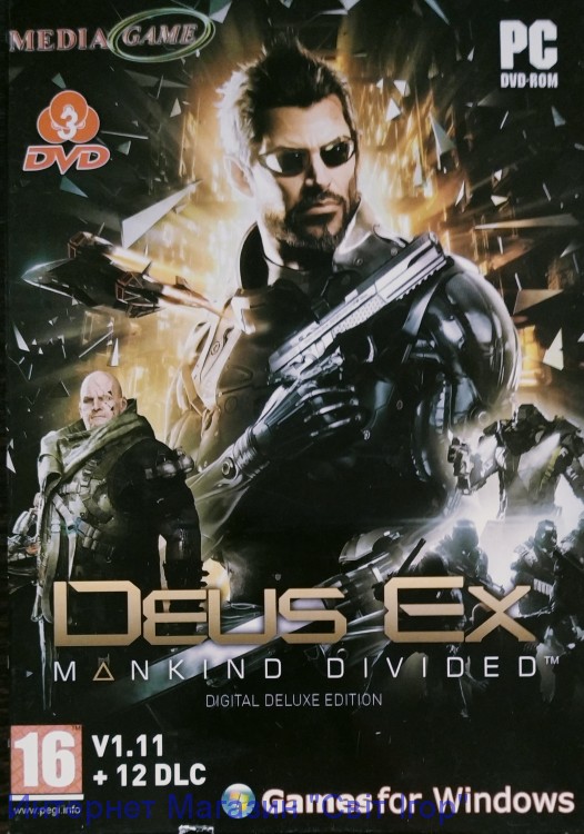 Deus Ex: Mankind Divided. Digital Deluxe Edition v1.11 + 12 DLC(ЗDVD)